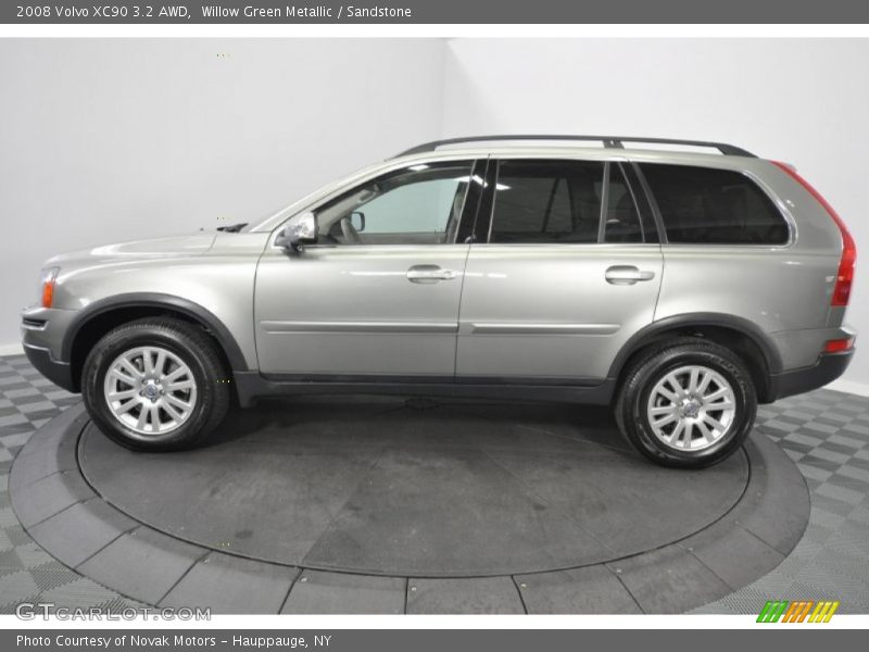 Willow Green Metallic / Sandstone 2008 Volvo XC90 3.2 AWD