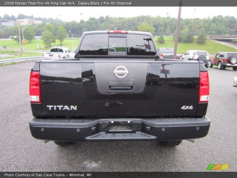 Galaxy Black / Pro 4X Charcoal 2008 Nissan Titan Pro-4X King Cab 4x4