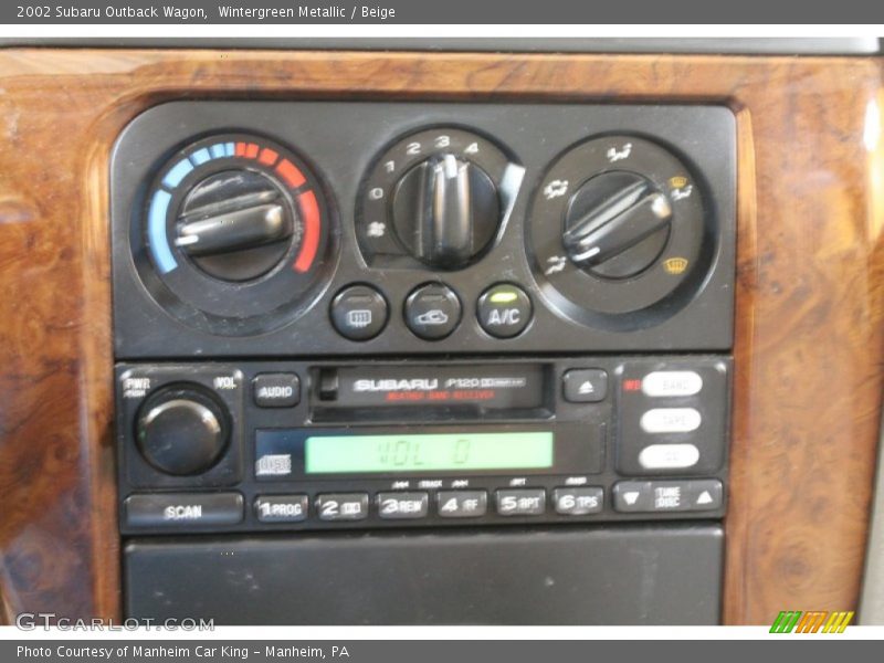Wintergreen Metallic / Beige 2002 Subaru Outback Wagon