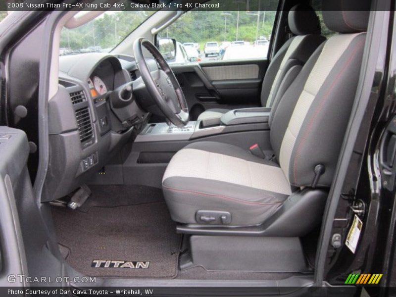  2008 Titan Pro-4X King Cab 4x4 Pro 4X Charcoal Interior