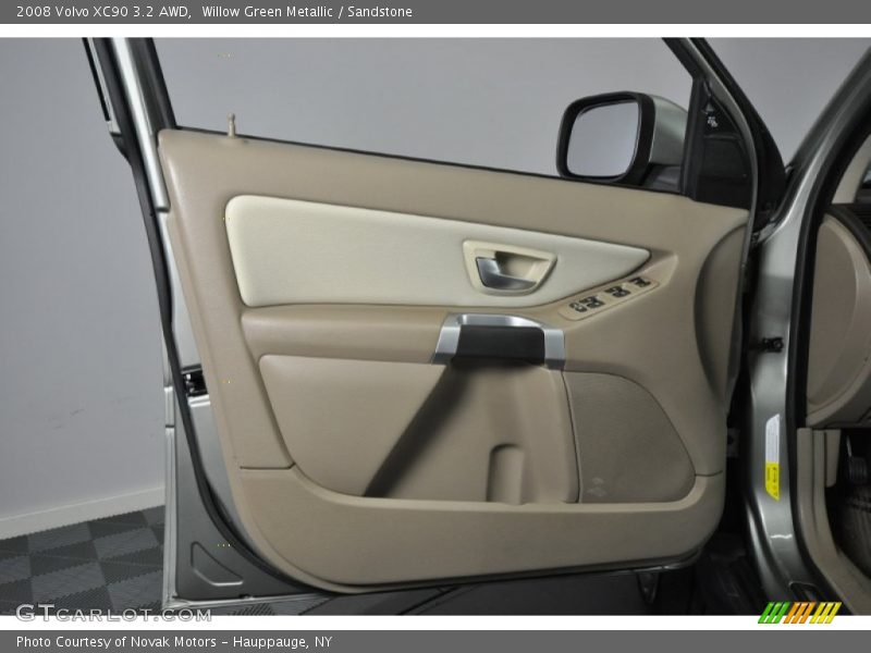 Willow Green Metallic / Sandstone 2008 Volvo XC90 3.2 AWD