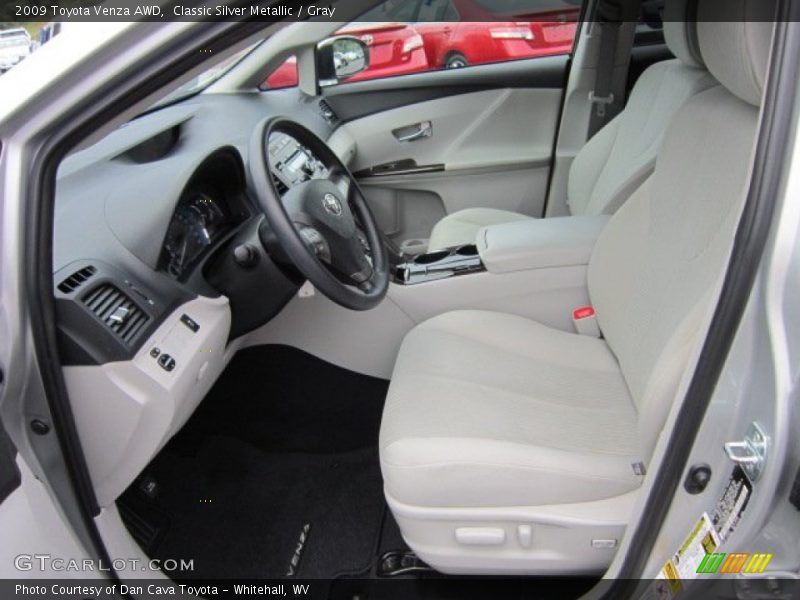  2009 Venza AWD Gray Interior
