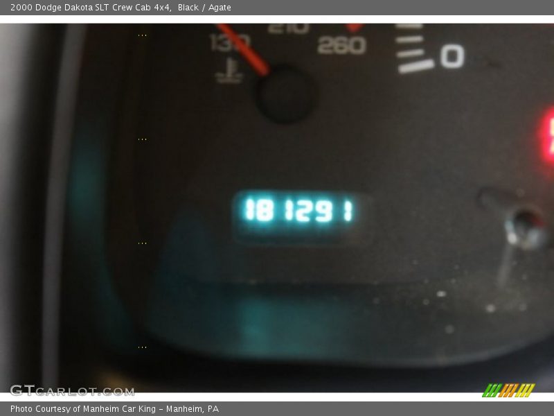 Black / Agate 2000 Dodge Dakota SLT Crew Cab 4x4