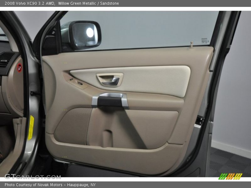 Willow Green Metallic / Sandstone 2008 Volvo XC90 3.2 AWD