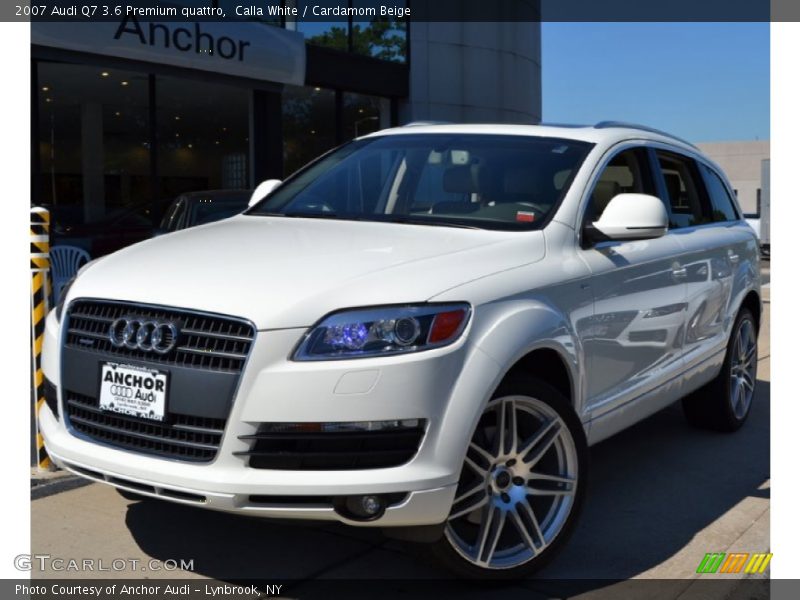 Calla White / Cardamom Beige 2007 Audi Q7 3.6 Premium quattro