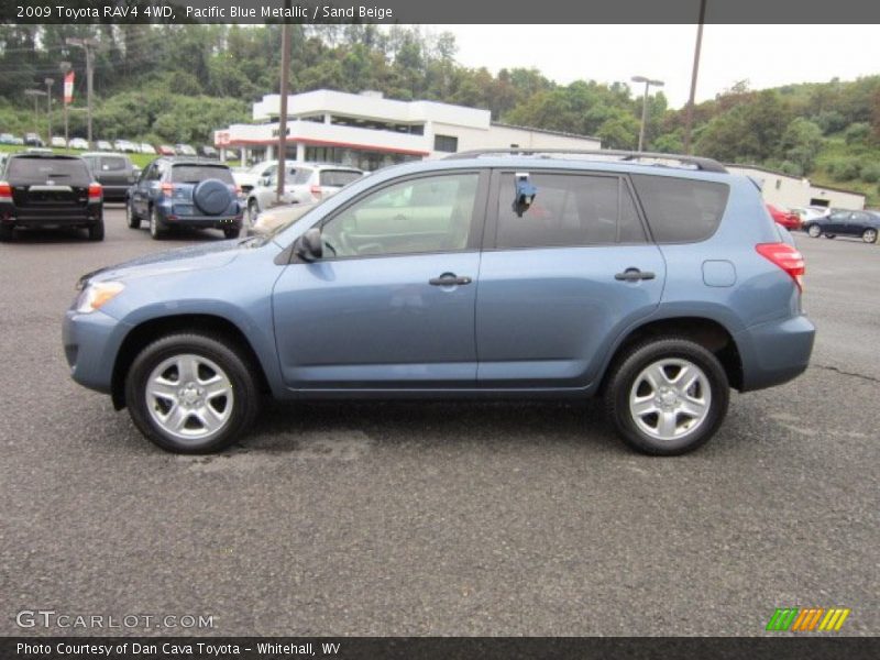 Pacific Blue Metallic / Sand Beige 2009 Toyota RAV4 4WD