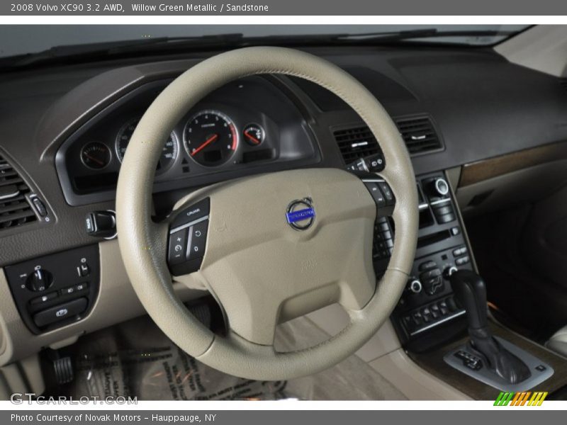 Willow Green Metallic / Sandstone 2008 Volvo XC90 3.2 AWD
