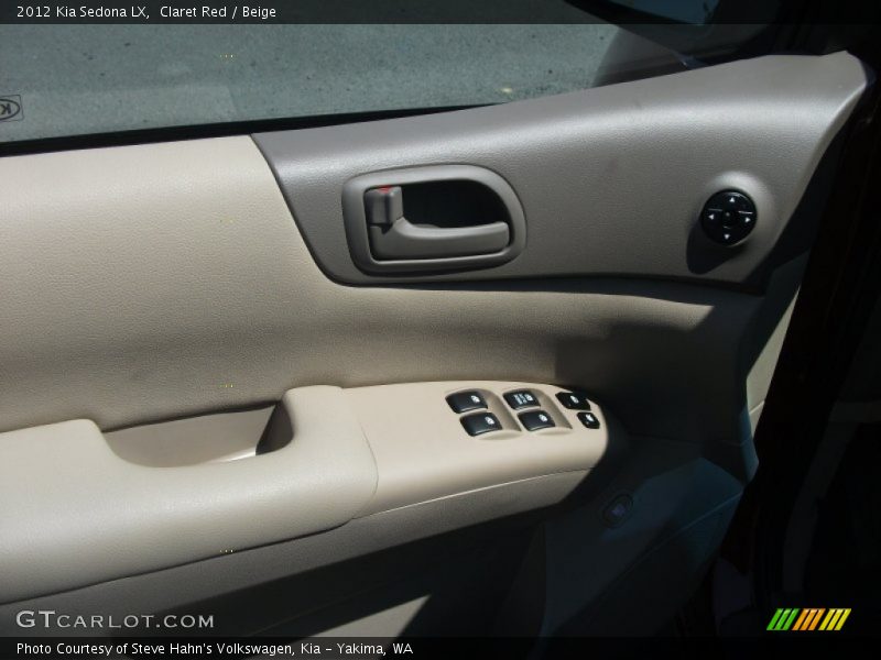 Claret Red / Beige 2012 Kia Sedona LX