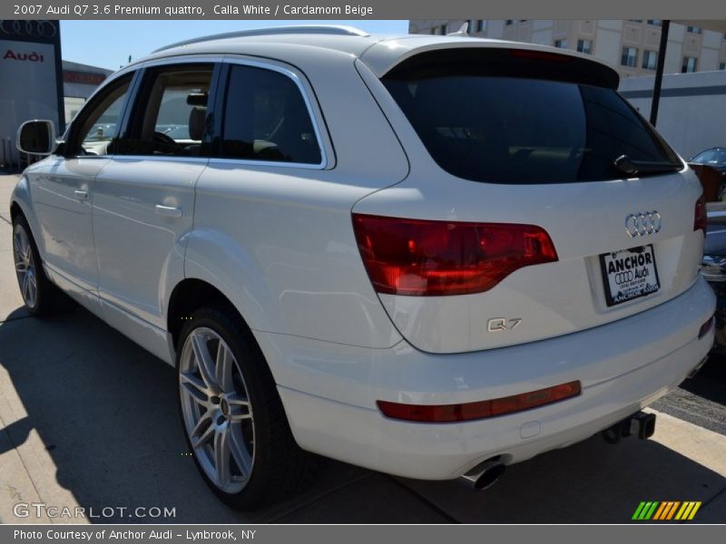 Calla White / Cardamom Beige 2007 Audi Q7 3.6 Premium quattro