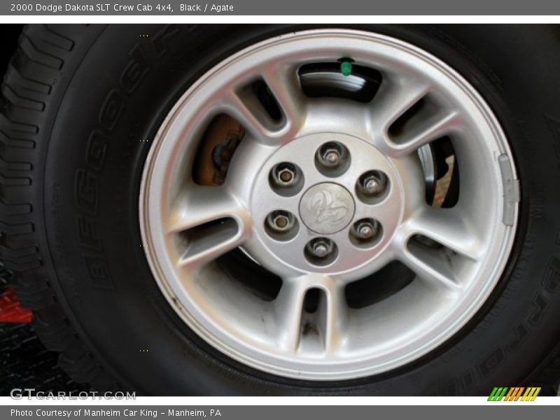  2000 Dakota SLT Crew Cab 4x4 Wheel