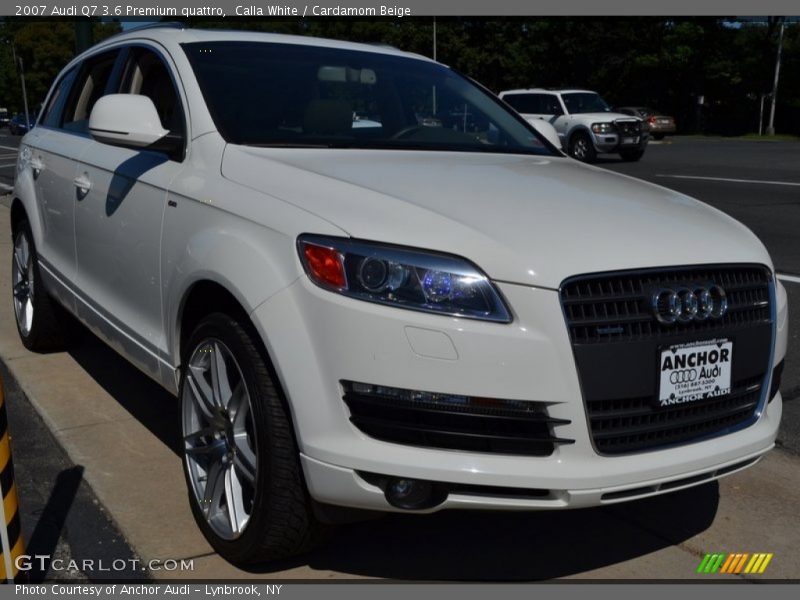 Calla White / Cardamom Beige 2007 Audi Q7 3.6 Premium quattro