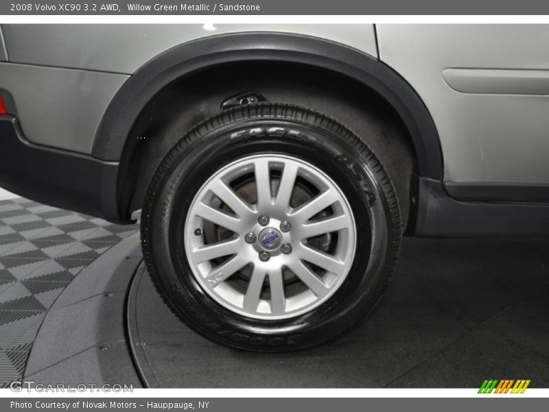 Willow Green Metallic / Sandstone 2008 Volvo XC90 3.2 AWD