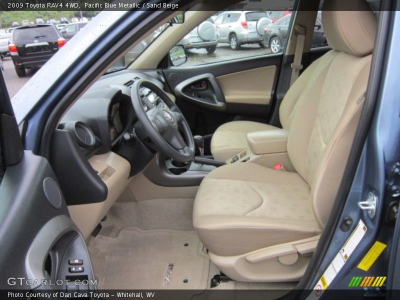 Pacific Blue Metallic / Sand Beige 2009 Toyota RAV4 4WD