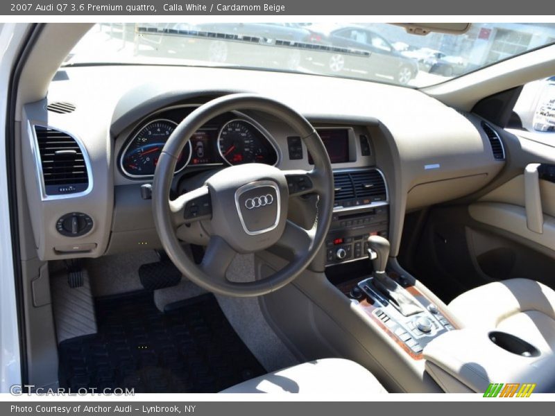 Calla White / Cardamom Beige 2007 Audi Q7 3.6 Premium quattro