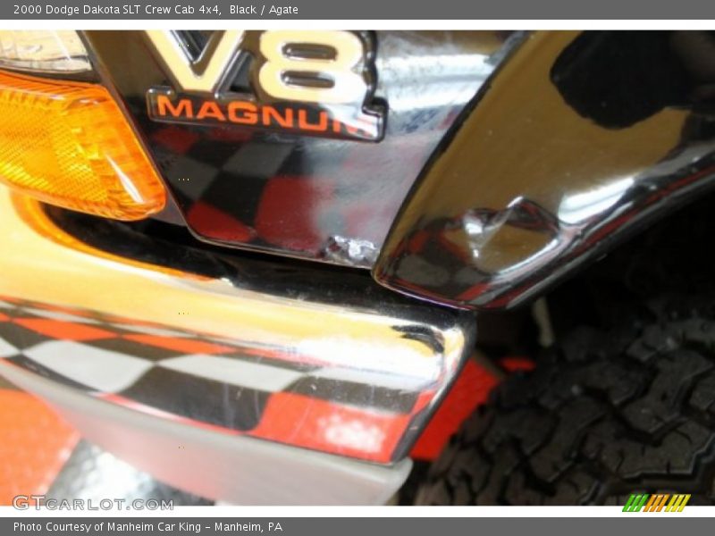Black / Agate 2000 Dodge Dakota SLT Crew Cab 4x4