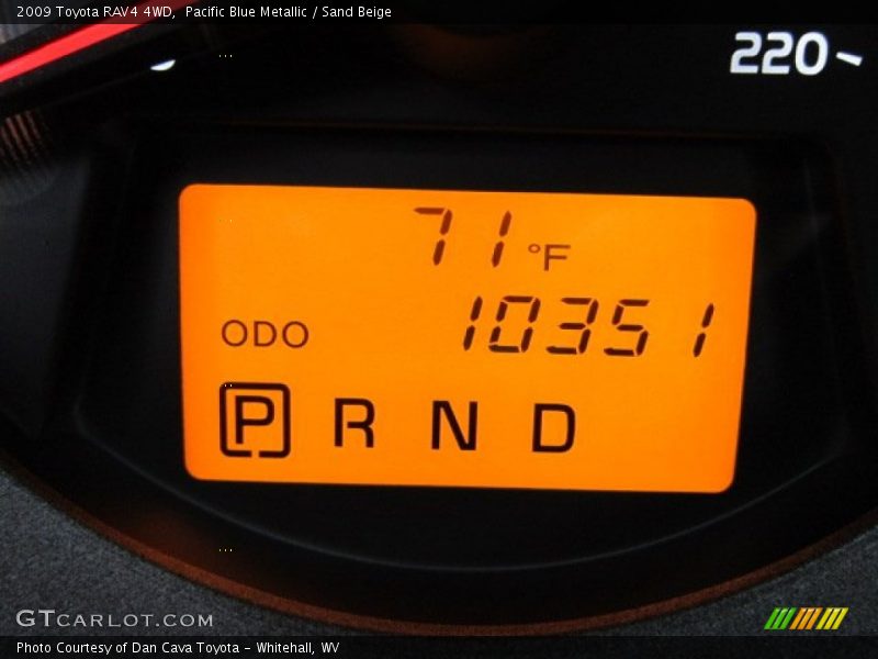 Pacific Blue Metallic / Sand Beige 2009 Toyota RAV4 4WD