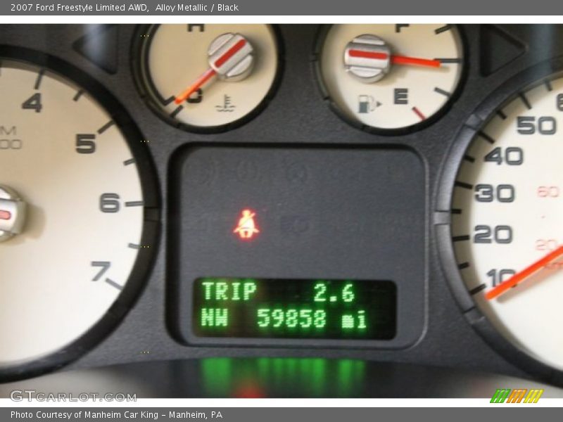 Alloy Metallic / Black 2007 Ford Freestyle Limited AWD