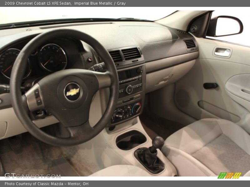 Gray Interior - 2009 Cobalt LS XFE Sedan 