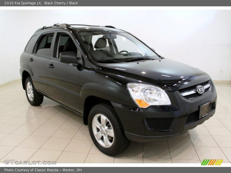Black Cherry / Black 2010 Kia Sportage LX