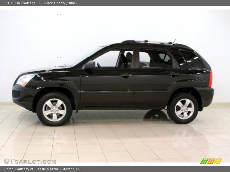 Black Cherry / Black 2010 Kia Sportage LX