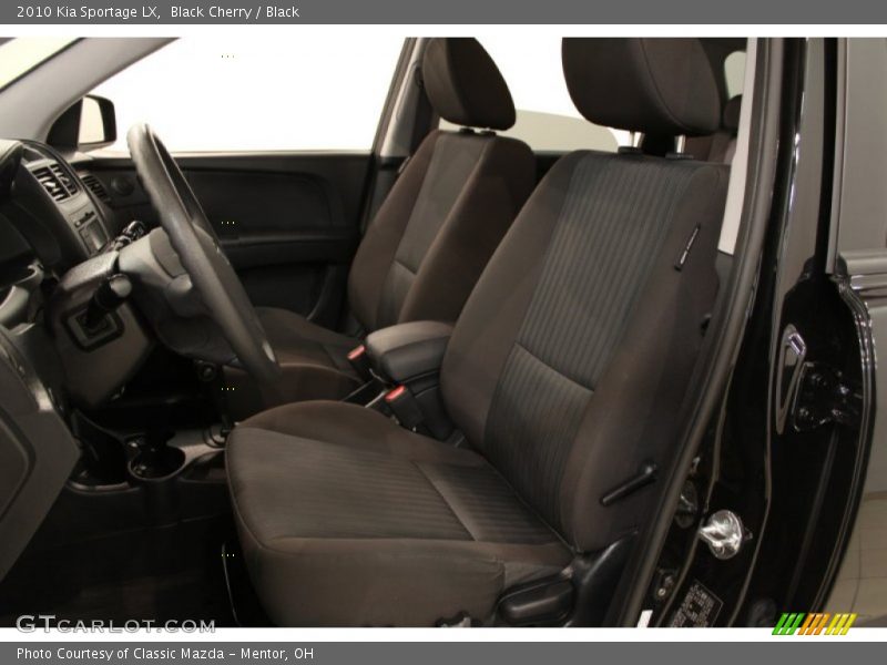 Black Cherry / Black 2010 Kia Sportage LX