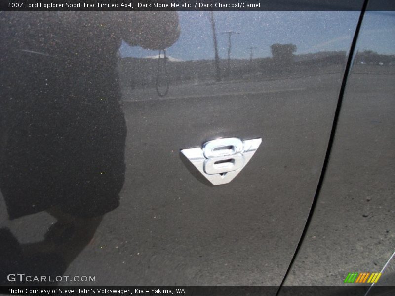 Dark Stone Metallic / Dark Charcoal/Camel 2007 Ford Explorer Sport Trac Limited 4x4