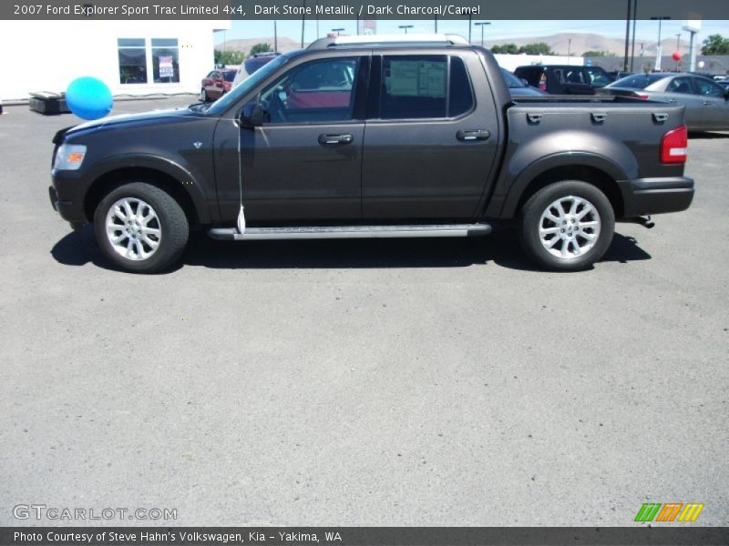 Dark Stone Metallic / Dark Charcoal/Camel 2007 Ford Explorer Sport Trac Limited 4x4