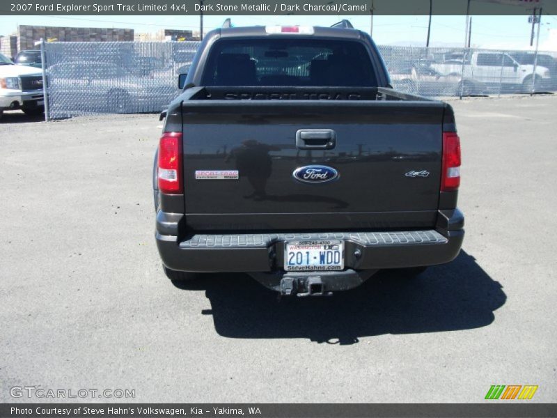 Dark Stone Metallic / Dark Charcoal/Camel 2007 Ford Explorer Sport Trac Limited 4x4