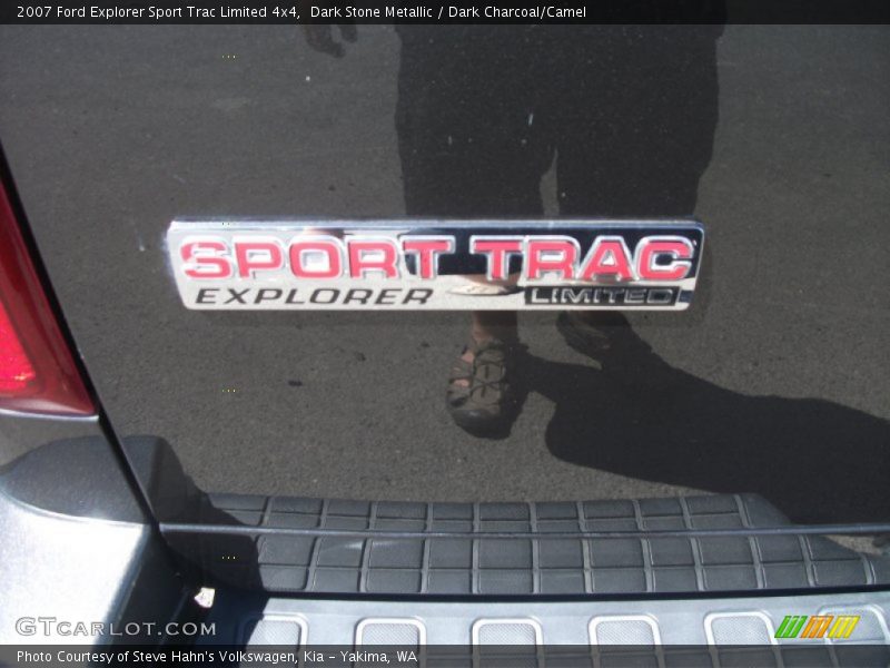 Dark Stone Metallic / Dark Charcoal/Camel 2007 Ford Explorer Sport Trac Limited 4x4