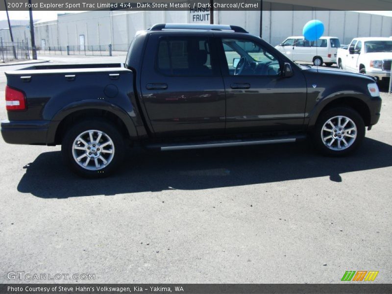 Dark Stone Metallic / Dark Charcoal/Camel 2007 Ford Explorer Sport Trac Limited 4x4