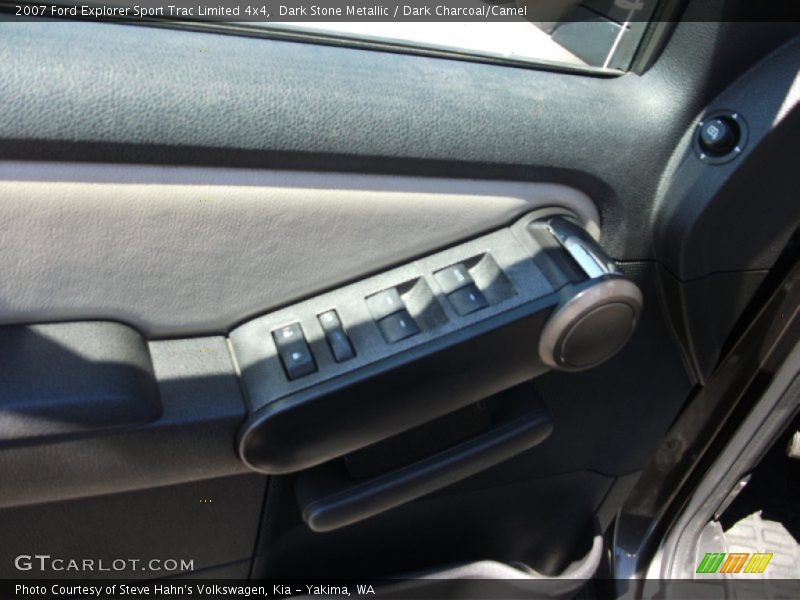 Dark Stone Metallic / Dark Charcoal/Camel 2007 Ford Explorer Sport Trac Limited 4x4