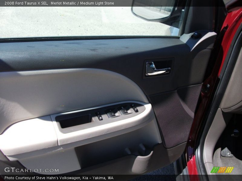 Merlot Metallic / Medium Light Stone 2008 Ford Taurus X SEL