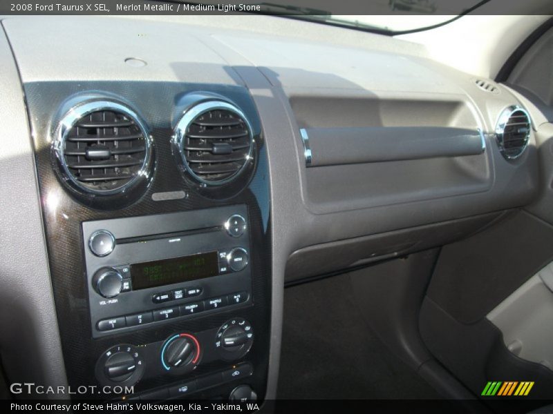 Merlot Metallic / Medium Light Stone 2008 Ford Taurus X SEL