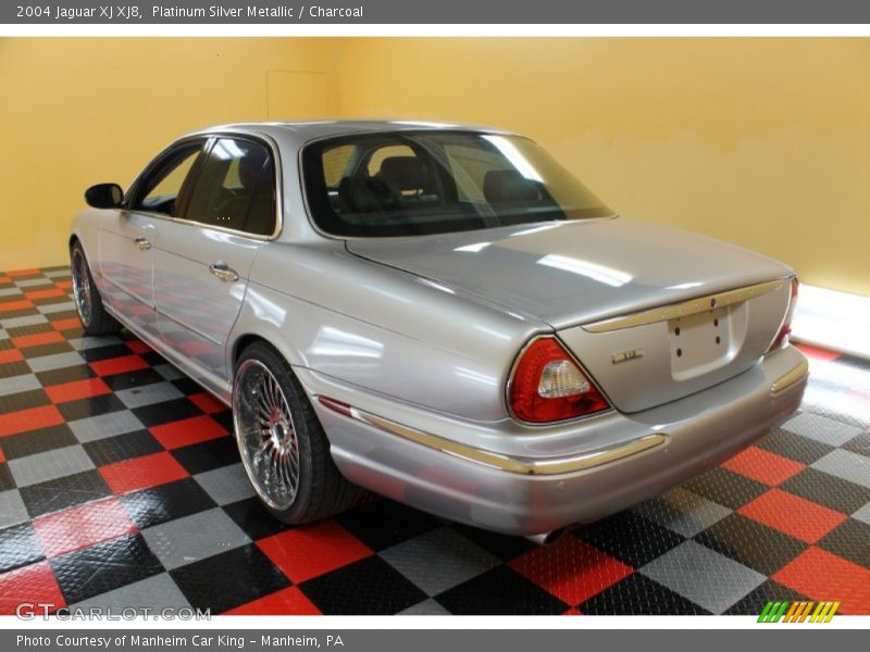 Platinum Silver Metallic / Charcoal 2004 Jaguar XJ XJ8