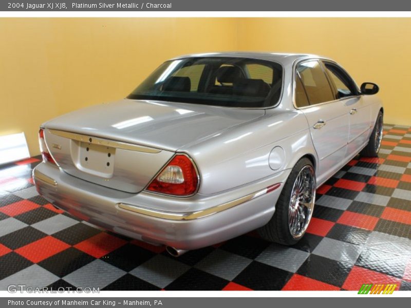 Platinum Silver Metallic / Charcoal 2004 Jaguar XJ XJ8