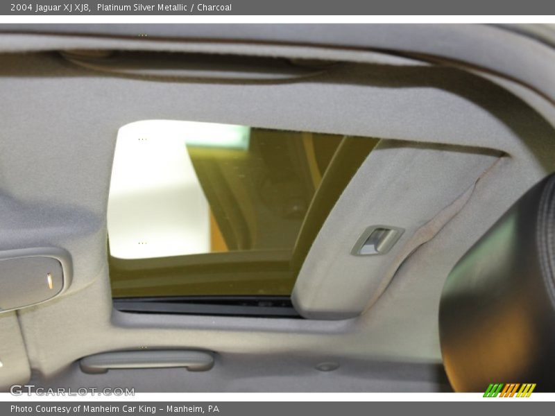 Platinum Silver Metallic / Charcoal 2004 Jaguar XJ XJ8