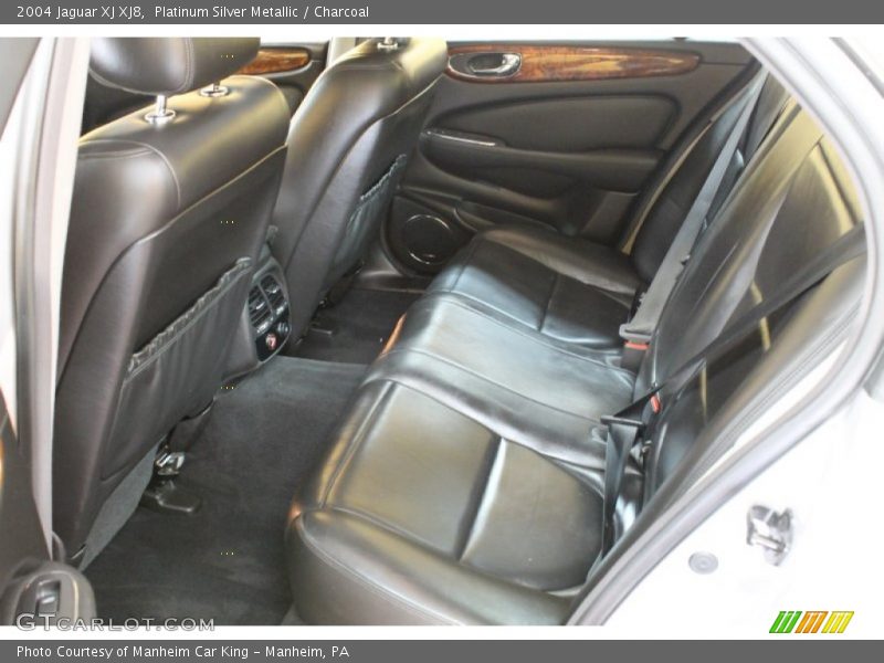 Platinum Silver Metallic / Charcoal 2004 Jaguar XJ XJ8