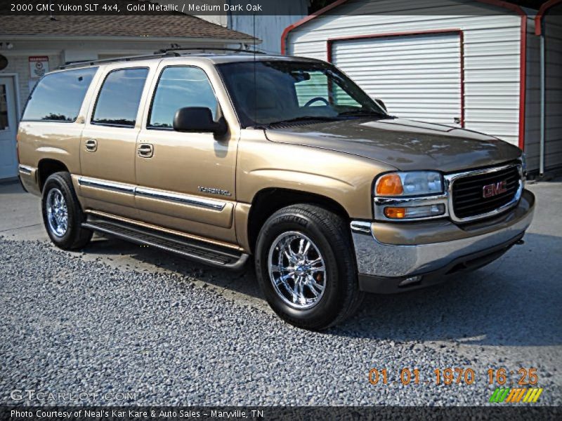 Gold Metallic / Medium Dark Oak 2000 GMC Yukon SLT 4x4