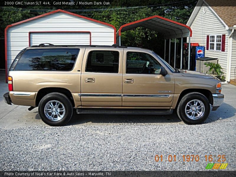 Gold Metallic / Medium Dark Oak 2000 GMC Yukon SLT 4x4