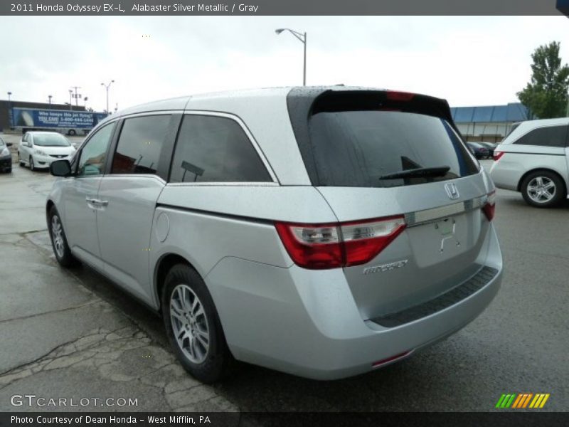 Alabaster Silver Metallic / Gray 2011 Honda Odyssey EX-L