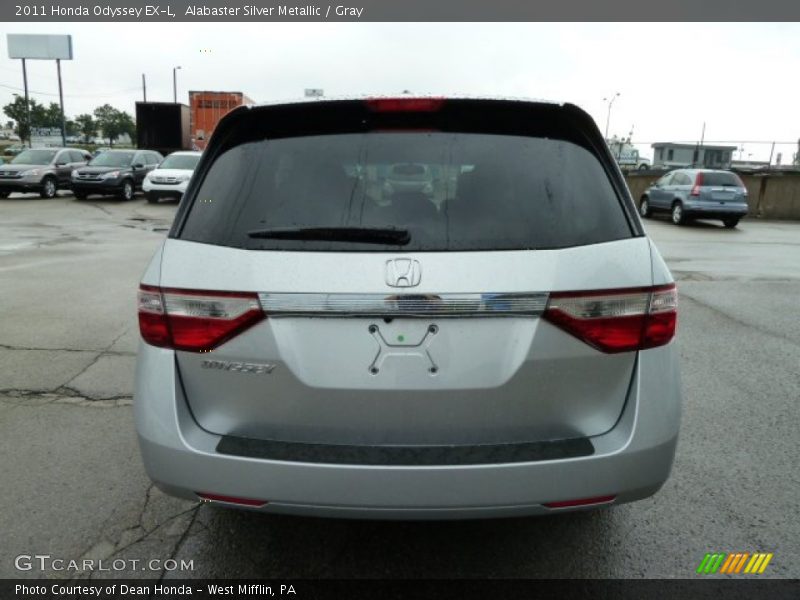 Alabaster Silver Metallic / Gray 2011 Honda Odyssey EX-L
