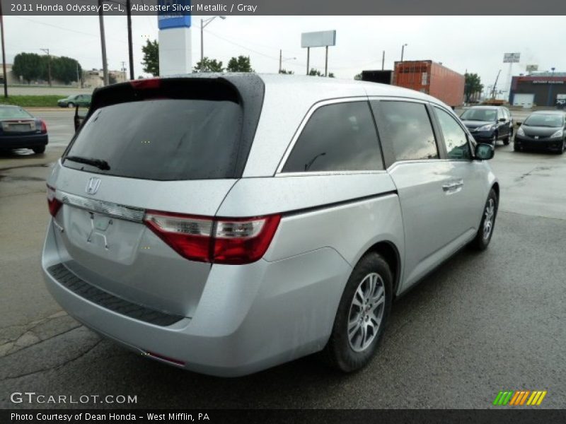 Alabaster Silver Metallic / Gray 2011 Honda Odyssey EX-L
