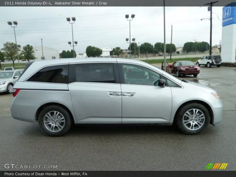 Alabaster Silver Metallic / Gray 2011 Honda Odyssey EX-L