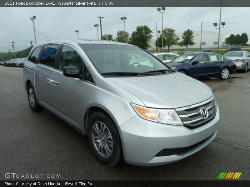 Alabaster Silver Metallic / Gray 2011 Honda Odyssey EX-L