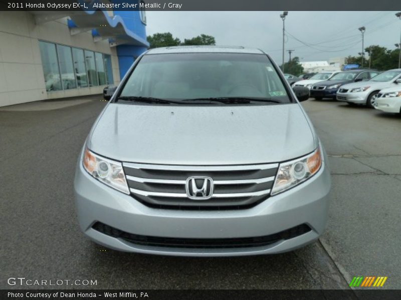 Alabaster Silver Metallic / Gray 2011 Honda Odyssey EX-L
