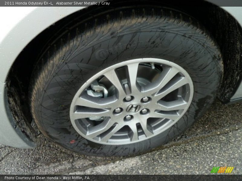 Alabaster Silver Metallic / Gray 2011 Honda Odyssey EX-L