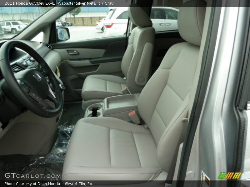 Alabaster Silver Metallic / Gray 2011 Honda Odyssey EX-L