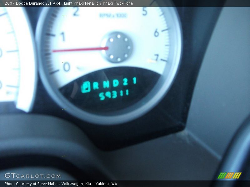 Light Khaki Metallic / Khaki Two-Tone 2007 Dodge Durango SLT 4x4