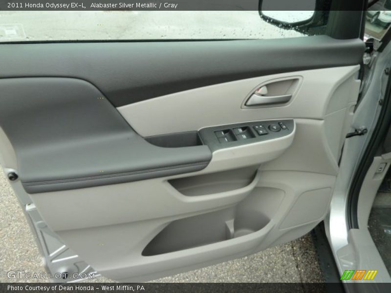 Alabaster Silver Metallic / Gray 2011 Honda Odyssey EX-L
