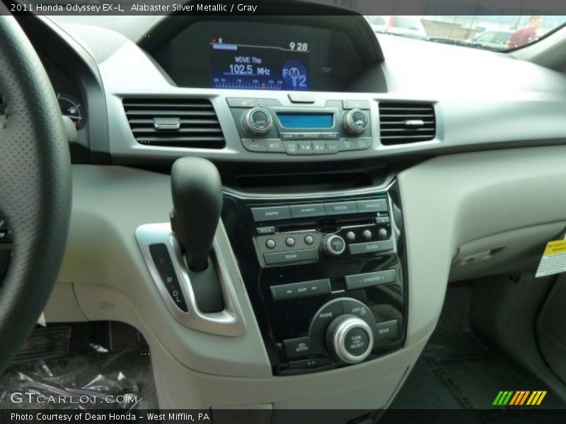 Alabaster Silver Metallic / Gray 2011 Honda Odyssey EX-L
